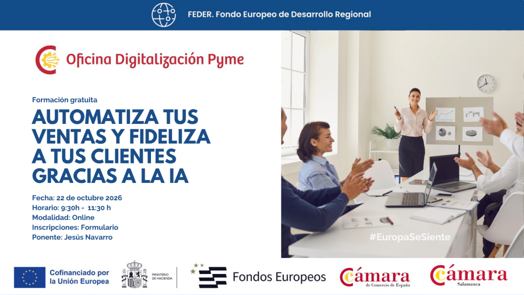 AUTOMATIZA TUS VENTAS Y FIDELIZA A TUS CLIENTES GRACIAS A LA IA