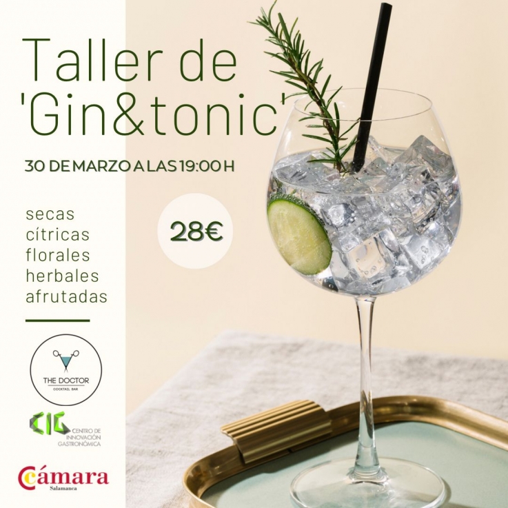Taller de coctelería: 'GIN&TONIC'